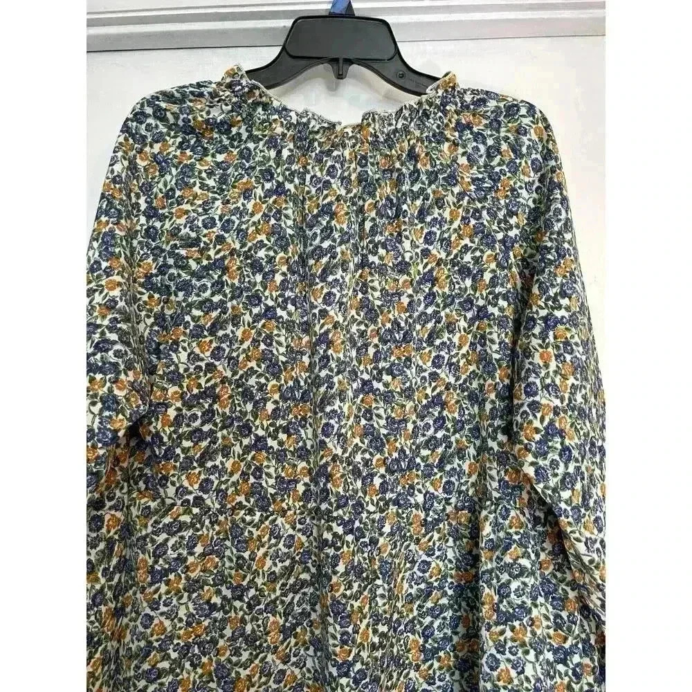 Kirundo Large Prairie Dress With Long Sleeves Floral Pattern L NWT - Picture 8 of 14